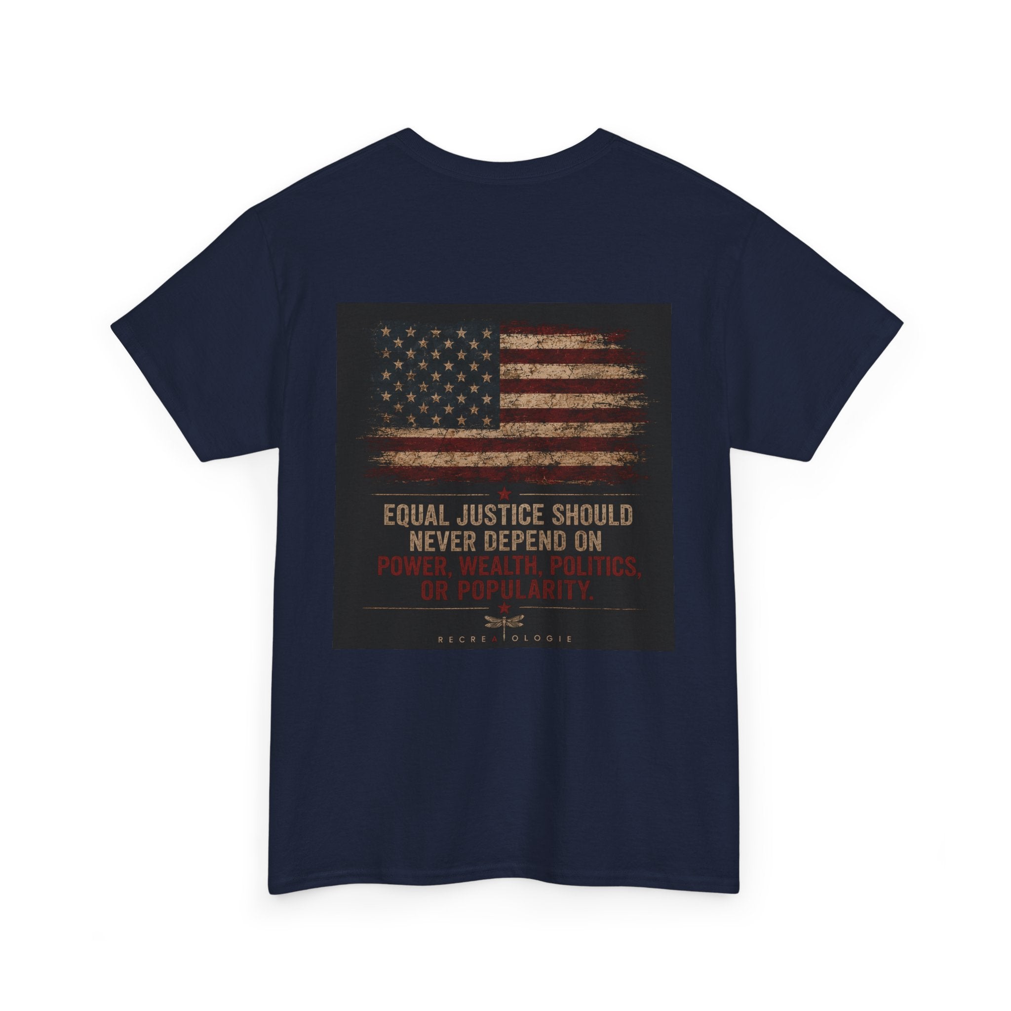 T-Shirt — 'Land of the Double Standard' Patriotic Justice Graphic Tee