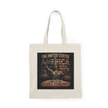 Natural Tote Bag — The United States of America: Land of the Double Standard Vintage Protest Tote