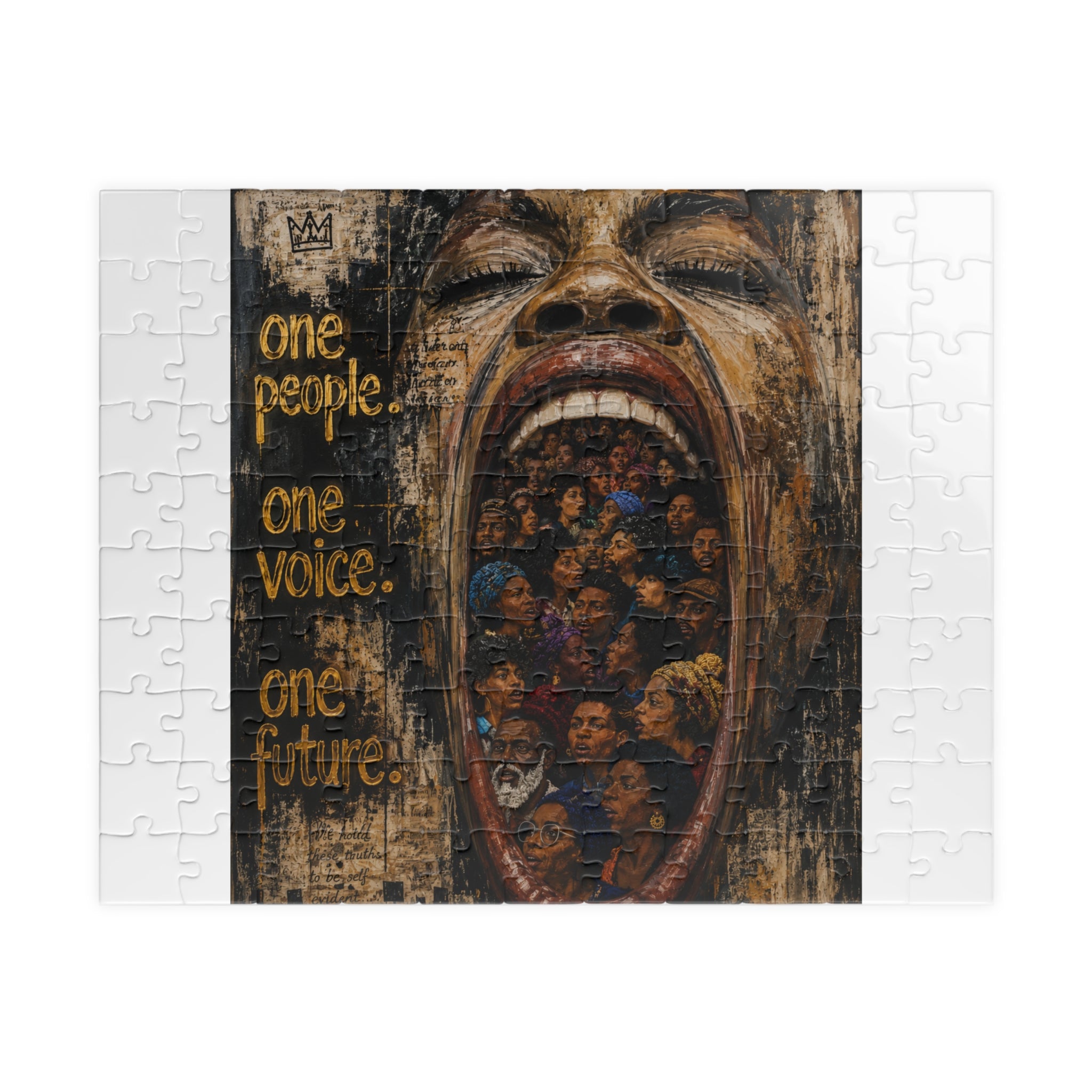 Puzzle — "One People. One Voice. One Future." Art Jigsaw (110–1014 pcs)
