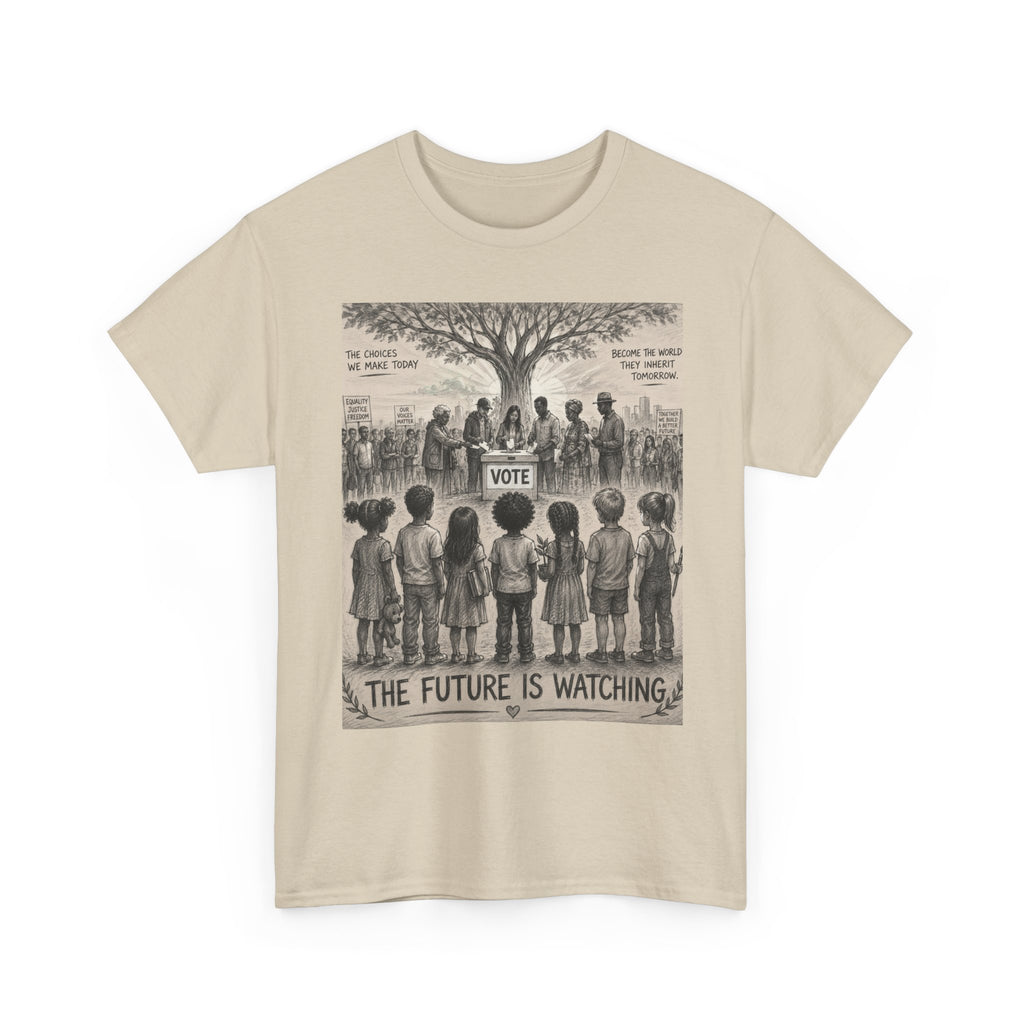 Vote Tee — “The Future Is Watching” Graphic T-Shirt