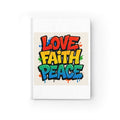 Love Faith Peace Ruled Journal – Colorful Graffiti Inspirational Notebook