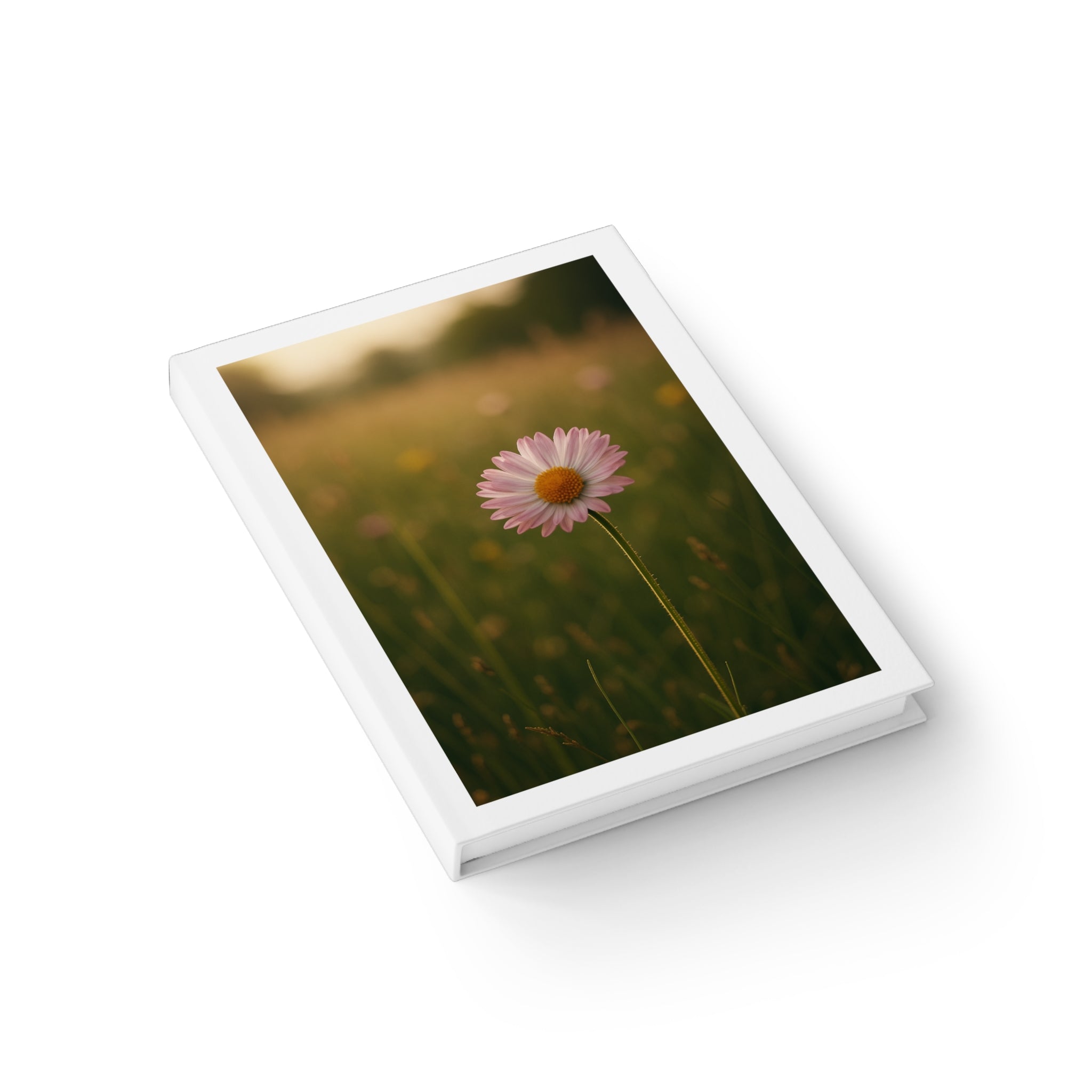 Floral Meadow Journal — Daisy Photography Ruled Notebook for Writing & Reflection