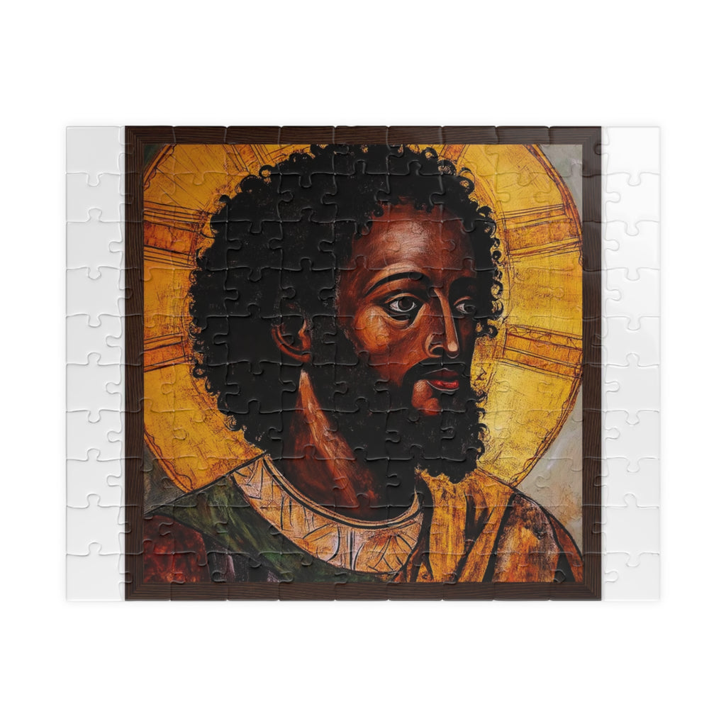 Religious Icon Jigsaw Puzzle — African Jesus Portrait (110–1014 pcs)