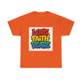 T-Shirt — Love Faith Peace Graffiti Tee