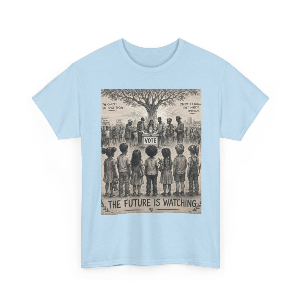 Vote Tee — “The Future Is Watching” Graphic T-Shirt