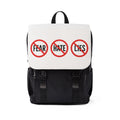Backpack — "No Fear, No Hate, No Lies" Statement Shoulder Pack