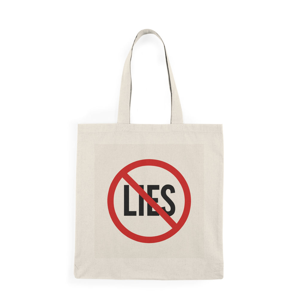 No Hate / No Lies Tote Bag — Anti-Hate & Anti-Lies Cotton Tote