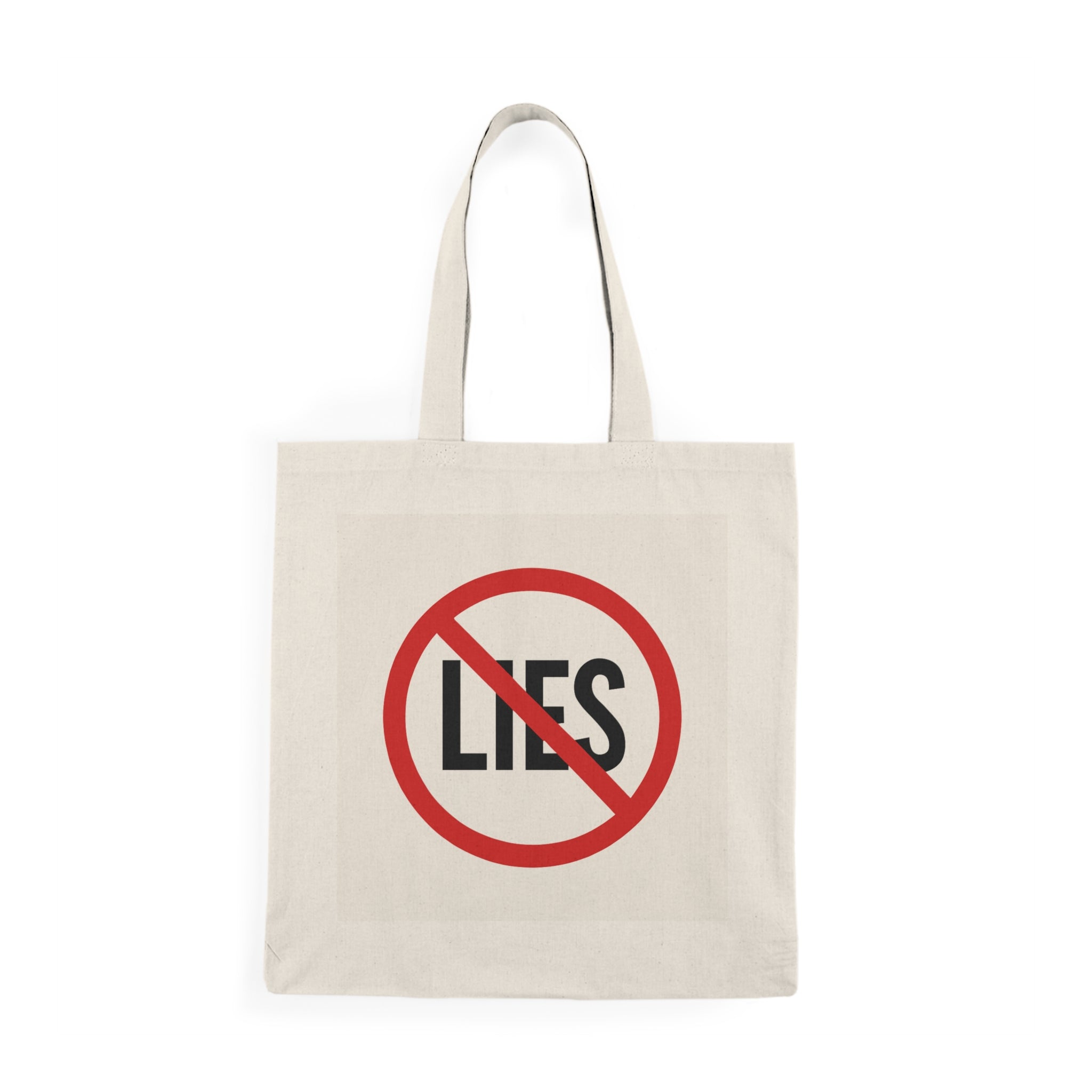 No Hate / No Lies Tote Bag — Anti-Hate & Anti-Lies Cotton Tote