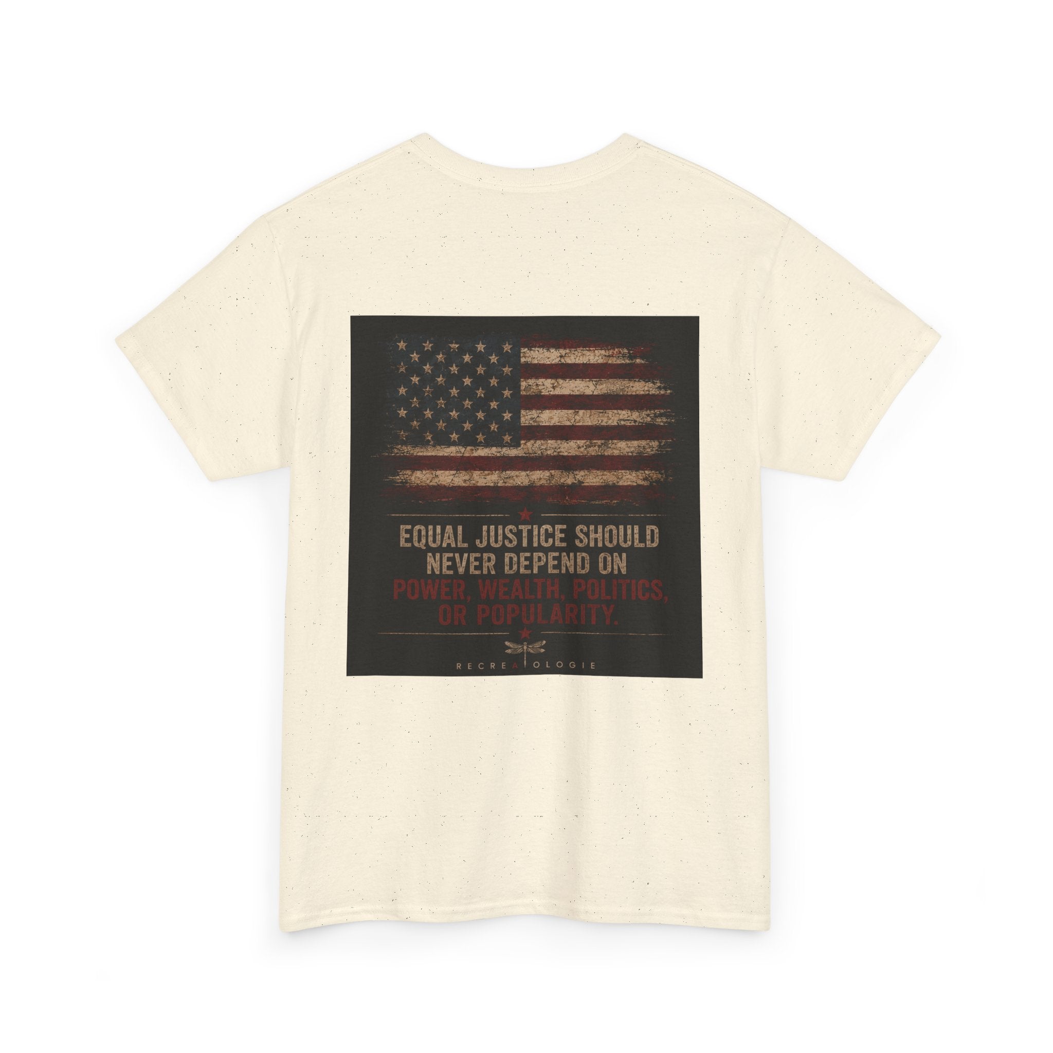 T-Shirt — 'Land of the Double Standard' Patriotic Justice Graphic Tee